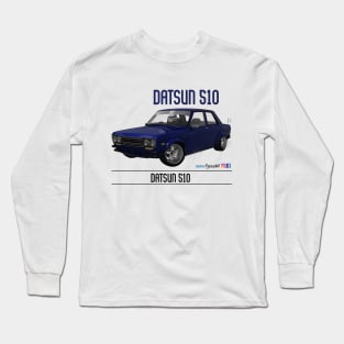 Datsun 510 Dark Blue Long Sleeve T-Shirt